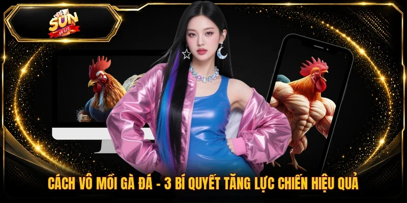 Cách Vô Mồi Gà Đá | 3 Bí Quyết Tăng Lực Chiến Hiệu Quả