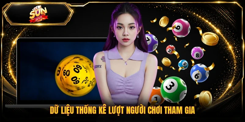 Dữ liệu thống kê lượt người chơi tham gia