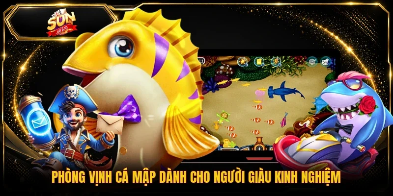 Phòng vịnh cá mập dành cho người giàu kinh nghiệm